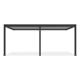   SUN ELEGANCE WALL 3x6 m  Motoros light grey terasz pergola + LED világítás