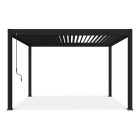 SUN DELUXE 3.6x4 m antracit terasz pergola