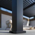 SUN DELUXE 3.6x6 m antracit terasz pergola