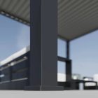 SUN DELUX PRO motoros + Led világítás 4x6 m kerti terasz pergola