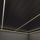 SUN Dubai Motoros + Led világítás 3.6x6,75 m antracit terasz pergola