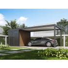 SUN Superior 5,3x3+2 m gépkocsi beálló tárolóval antracit