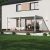 SUN ELEGANCE WALL 3x6 m fehér terasz pergola