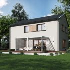 SUN ELEGANCE WALL 3x6 m fehér terasz pergola