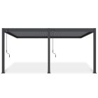 SUN DELUX Wall 3,6x5,3 m antracit terasz pergola