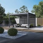 SUN ELEGANCE DUO 3,6x4 m antracit terasz pergola