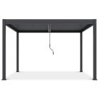 SUN ELEGANCE DUO 3,6x4 m antracit terasz pergola