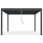 SUN ELEGANCE DUO 4x4 m antracit terasz pergola