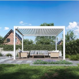 SUN DELUXE 3.6x4 m fehér terasz pergola