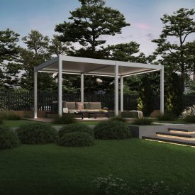 motoros pergola antracit kertben – SUN DELUX 3,6×5,3 m