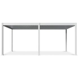 SUN DELUX motoros 3,6x6 m fehér terasz pergola