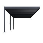 SUN DELUXE 3,6x7,2 m bioklimatikus falra szerelhető aluminium pergola