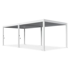 SUN DELUXE 3,6x7,2 m fehér terasz pergola