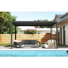 Sun primary 3x4 m antracit terasz pergola