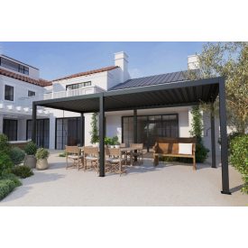 Sun primary 3x5,8 m antracit terasz pergola