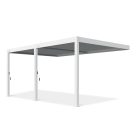SUN DELUX Wall 3,6x5,3 m fehér terasz pergola