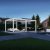SUN DELUX PRO motoros + Led világítás 4x6 m kerti terasz pergola fehér