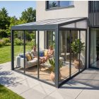Télikert 3x3 méteres antracit