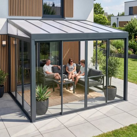 Télikert 3x4 méteres antracit