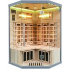 Sundum Solea 2 személyes szürke infravörös sarokszauna