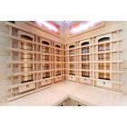 Sundum Solea 2 személyes szürke infravörös sarokszauna