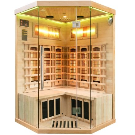 Sundum Solea 2 személyes natúr infravörös sarokszauna