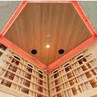 Sundum Solea 4 személyes Smart Infravörös Sarok Szauna Barna