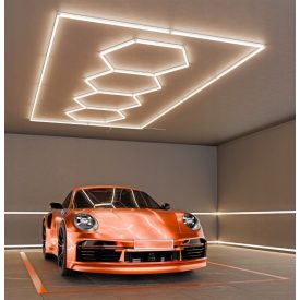 HEXAgon LED hatszögletű lámpa mennyezeti 4000K