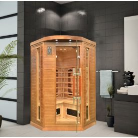Sundum Classic 2 személyes WiFi sarokszauna barna