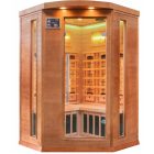 Sundum Classic 2 személyes WiFi sarokszauna barna