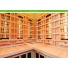 Sundum Classic 2 személyes WiFi sarokszauna barna