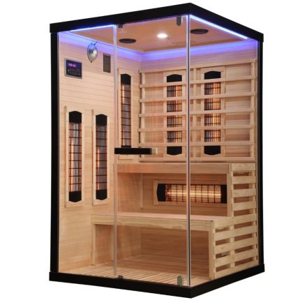 2 személyes infraszauna fekete