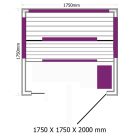 Sudum 4 üléses kombi Finn és infra szauna 
